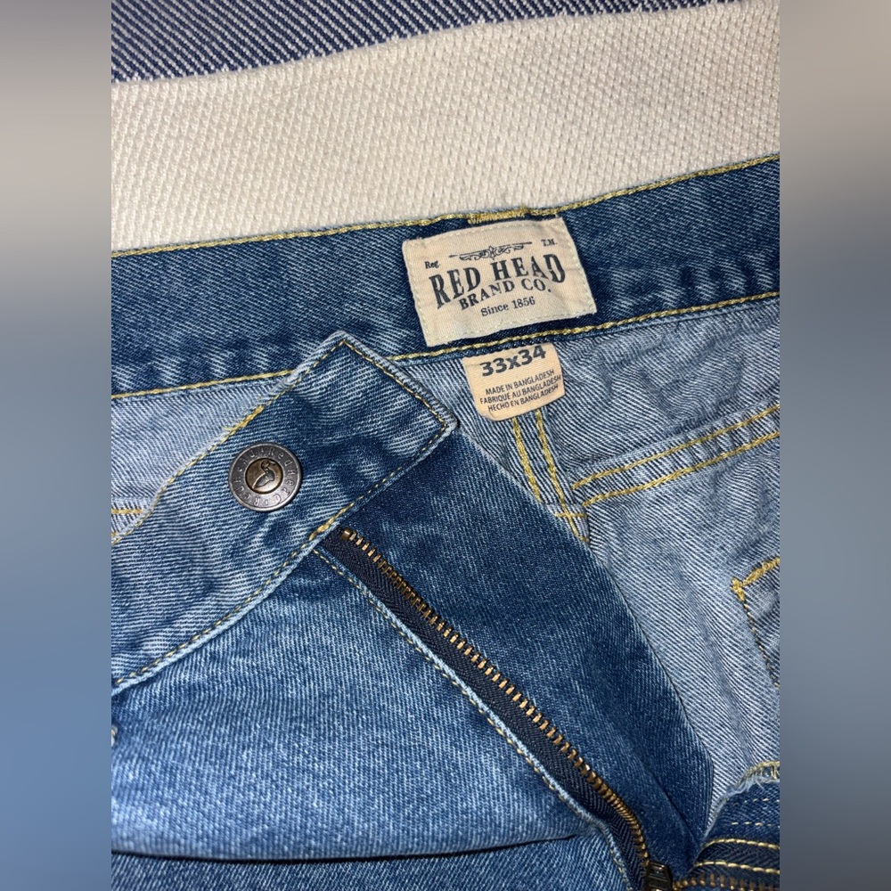 RedHead Men's Light Blue Relaxed Jeans